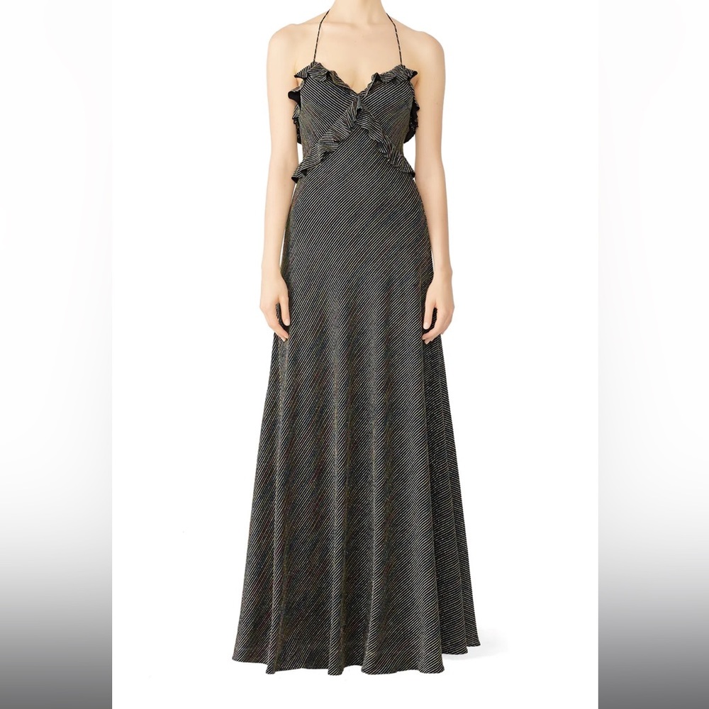 Jill Jill Stuart Marjan Metallic Knit Gown